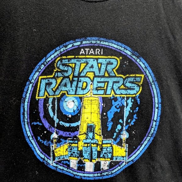 Atari Star Raiders Black T-Shirt Size L - Picture 2 of 6